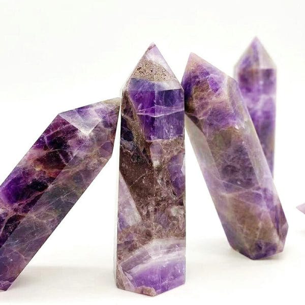 Amethyst Crystal Point Wand Tower