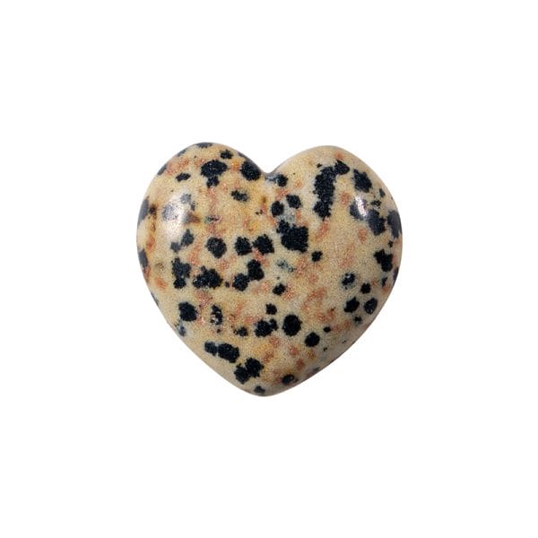 Dalmatian Jasper Heart