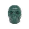 Dark Green Aventurine Skull