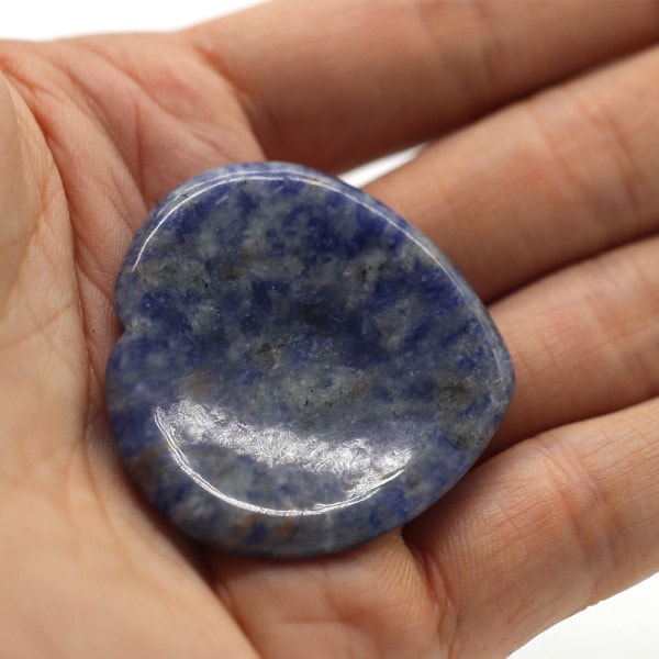 Blue Sodalite thumb worry stone