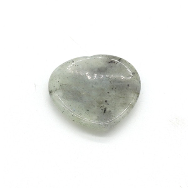 Labradorite Thumb Worry Stone heart