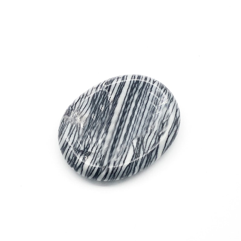 Network Stone Thumb Worry Stone Oval
